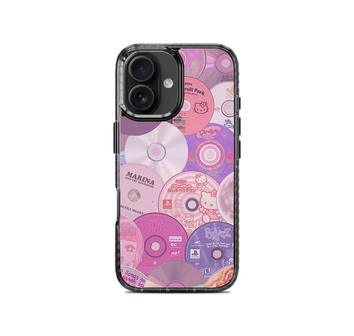 Y2K Discs Pattern Stride 2.0 Phone Case Cover Protective Design Subtle design