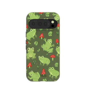 Forest Floor Frog Folk Google Pixel 10/10 Pro Case Flexible Pattern Layer