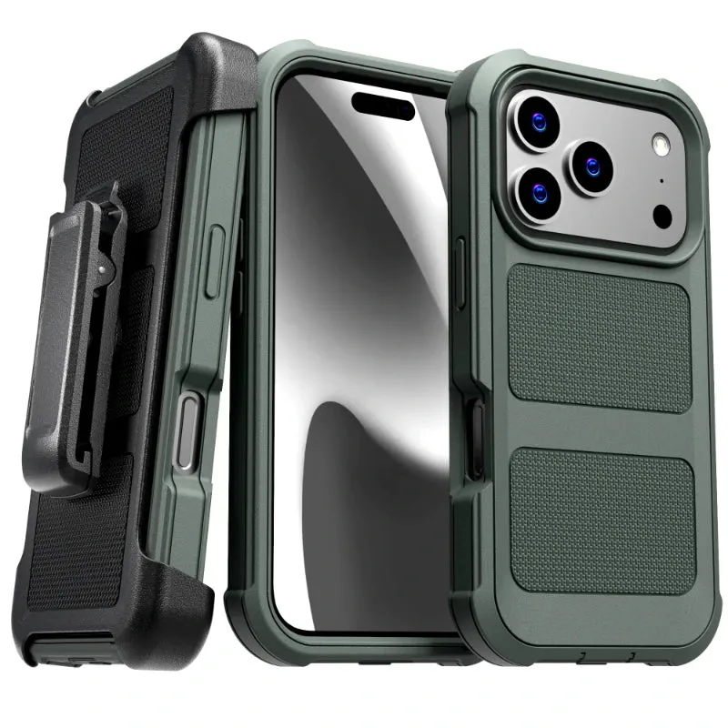 Apple iPhone 17 Pro Defender Rugged Case Easy Grip Ergonomic form