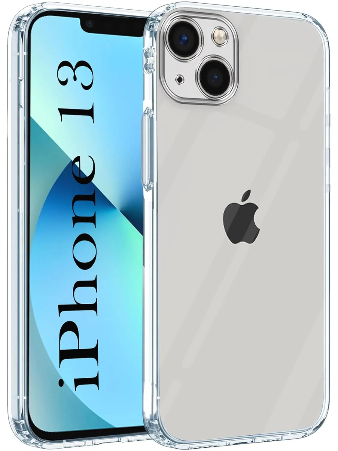 Smooth Shape For iPhone 13 Back Cover Case (Textured Grip Design | Camera Protetion | Slim and Light Weight | Soft Touch and Feel)