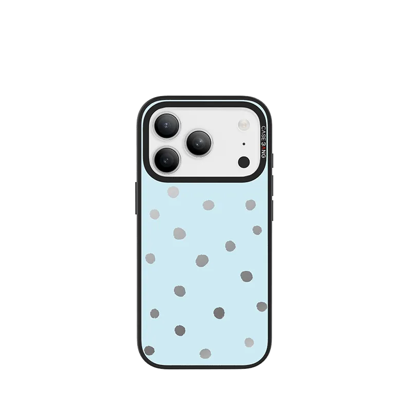 hybrid design Professional Look Sea Salt Blue Polka Dots Imagisnap