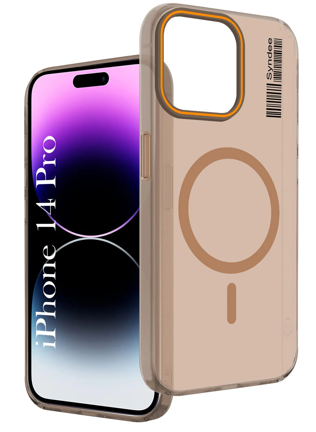 For Apple iPhone 14 Pro Back Cover Case (Soft Touch | Camera Bump Protection | MagSafe Compatible | Matte Finish) Tactile Buttons Protective Shell