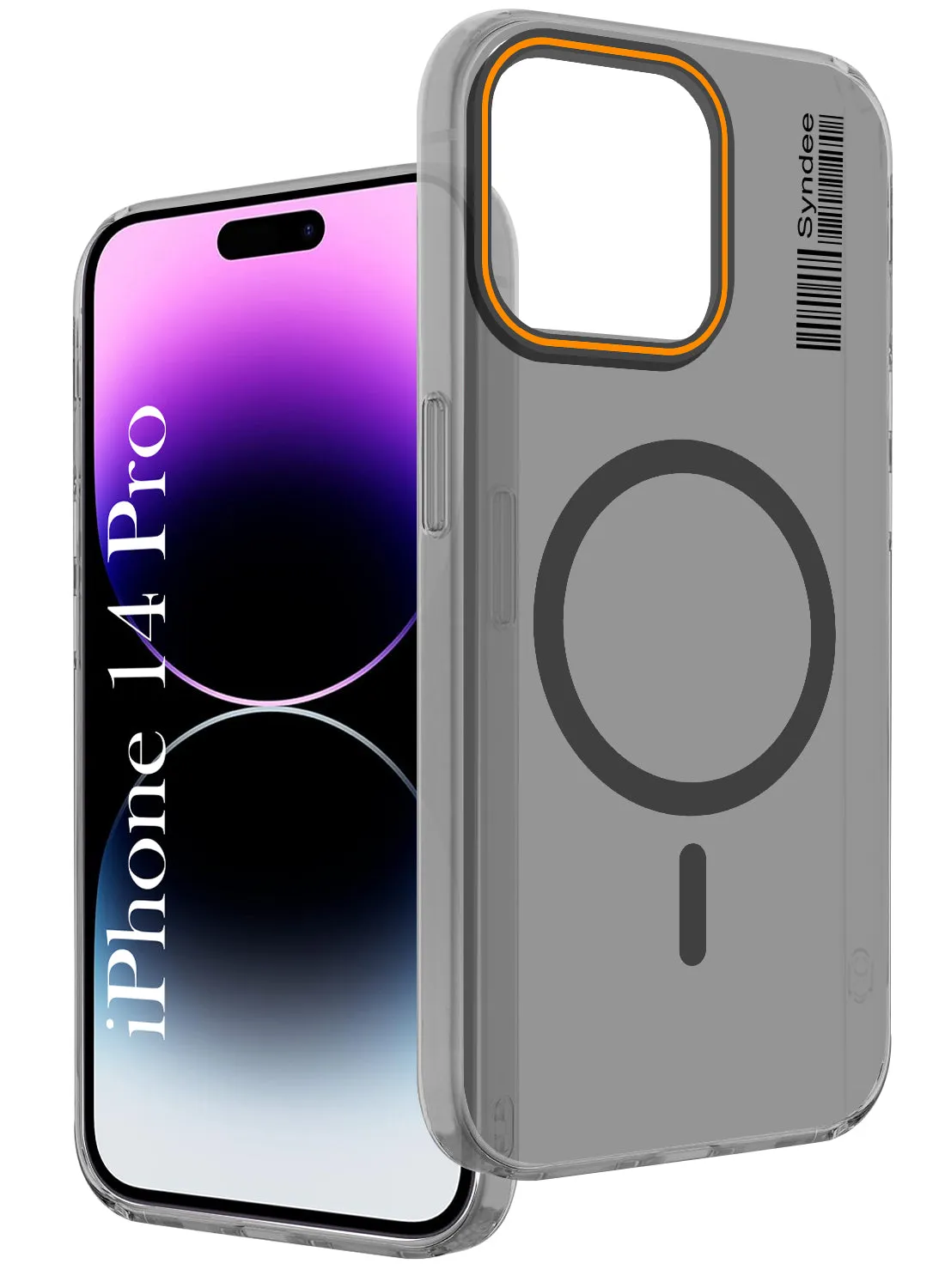 Rugged Detail Layer For Apple iPhone 14 Pro Back Cover Case (Soft Touch | Camera Bump Protection | MagSafe Compatible | Matte Finish)