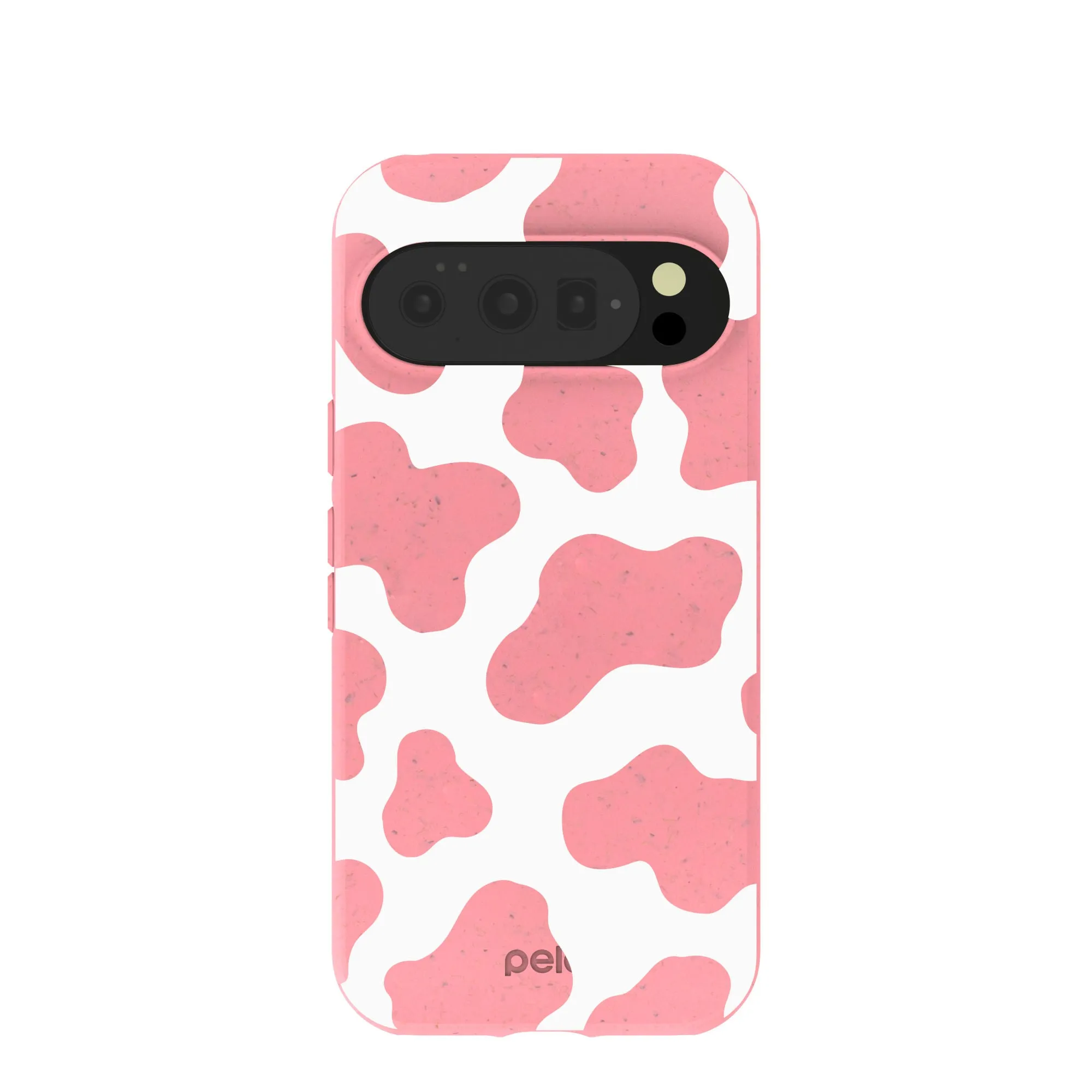 Edge Shield Hybrid Pattern Texture Bubblegum Pink Cow Google Pixel 10/10 Pro Case
