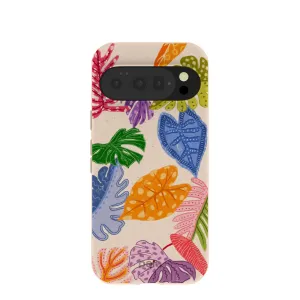 Seashell Tropical Cheer Google Pixel 10/10 Pro Case Tactile Buttons