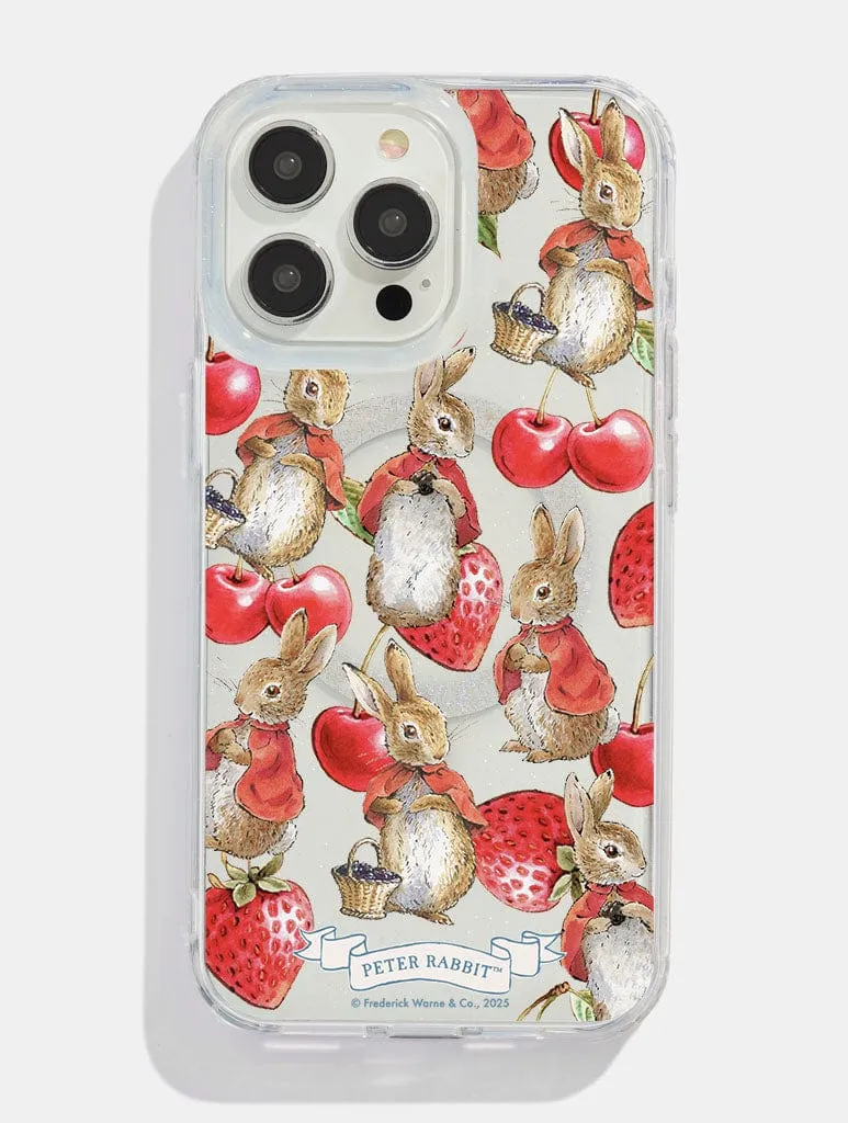 Peter Rabbit x Skinnydip Flopsy Cherry Glitter MagSafe iPhone Case Practical Design Stylish Choice