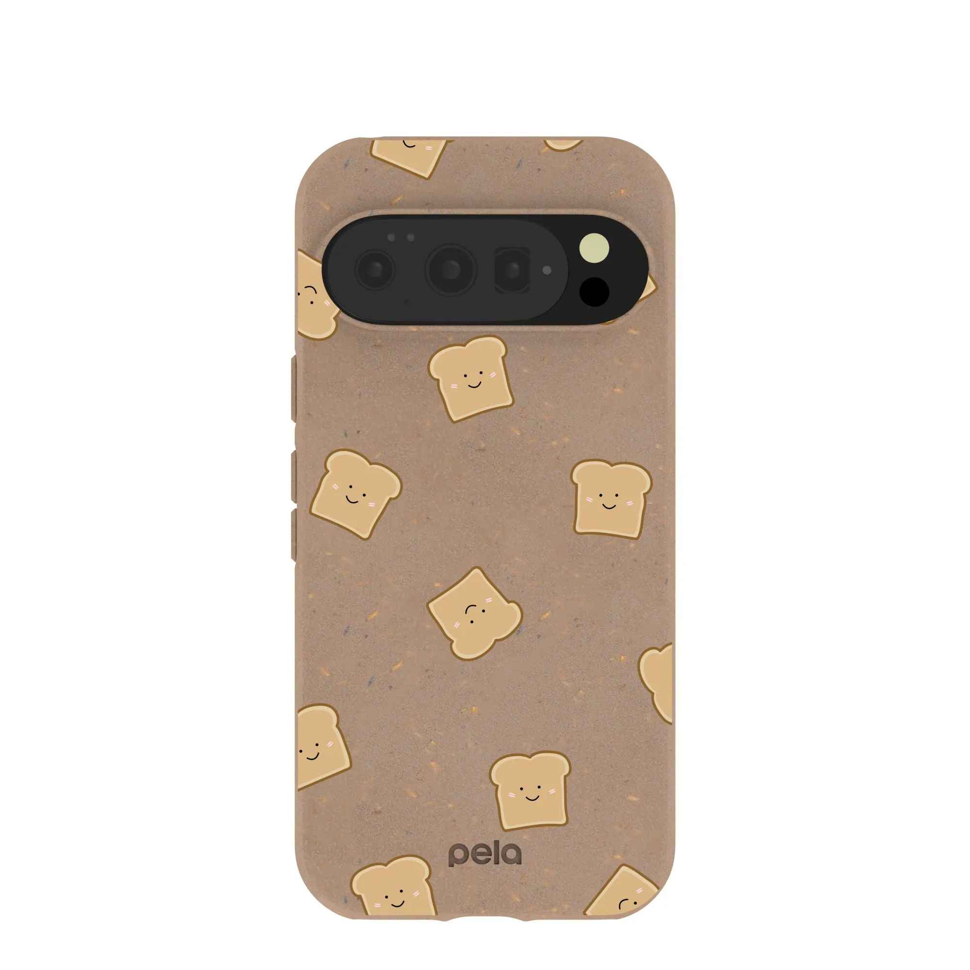 Anti Shock Compact Pattern Chocolate Brown Mini Toast Google Pixel 10/10 Pro Case