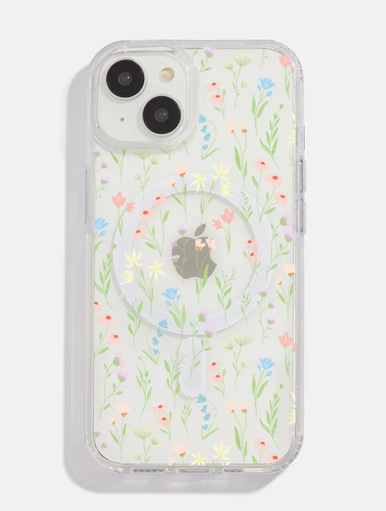 Matte Touch Dual Layer Wildflower Posie MagSafe iPhone Case