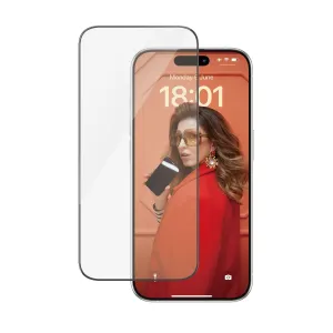 Edge Defense Guard Screen Protector Plus PanzerGlass? Screen Protector iPhone 15 Pro | Ultra-Wide Fit w. EasyAligner