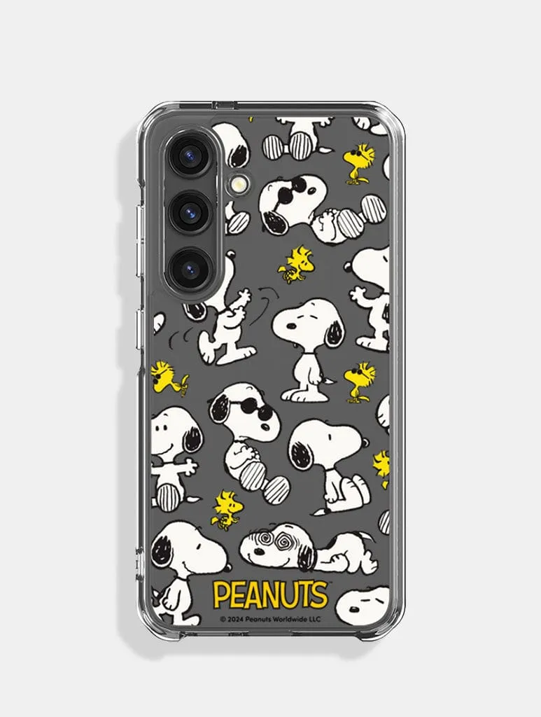 elegant design Snoopy Repeat Android Case
