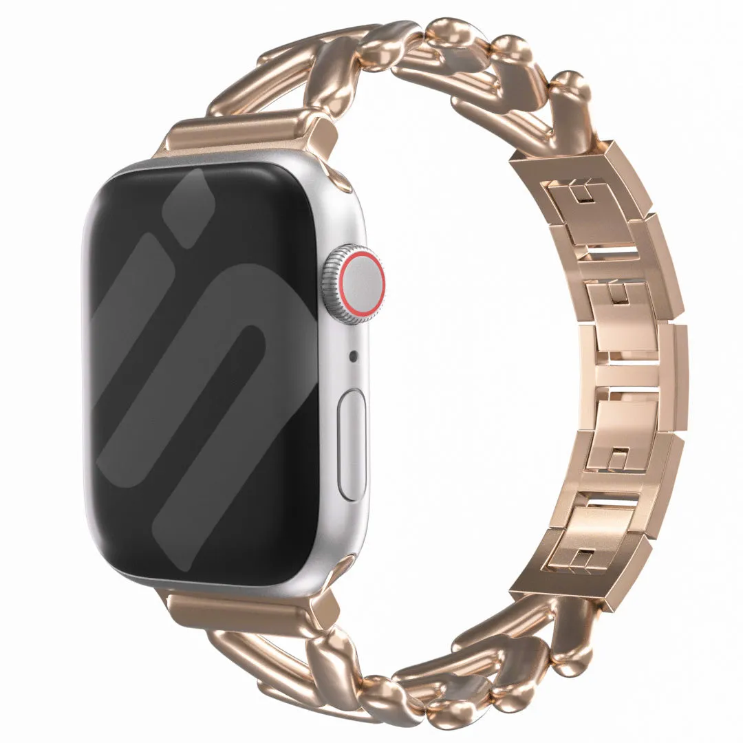 Apple Watch Steel Strap V-Type (Rosegold) Lightweight Option