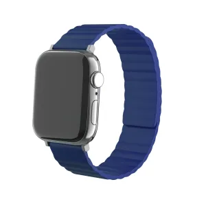 Apple Watch Magnetic Silicone Strap (Blue) Rugged Build Lightweight Build