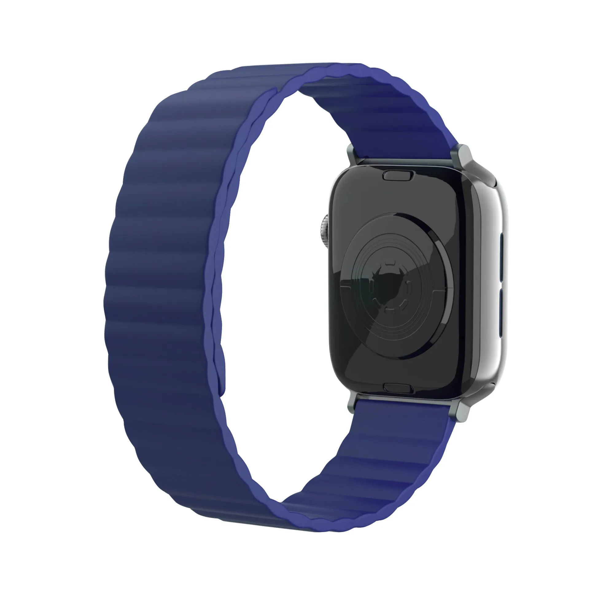 Comfort Wear Design Apple Watch Magnetic Silicone Strap (Blue)