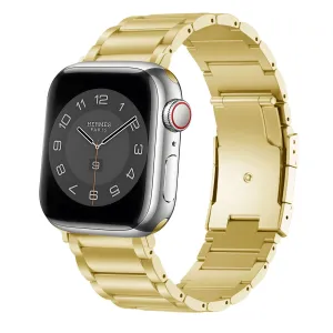 Apple Watch Titanium Strap (Gold) Flexible structure Trendy Accessory Design