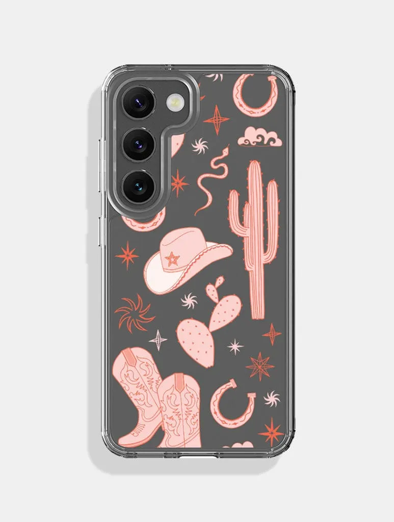 Rodeo Cowgirl Android Case Sleek Finish Everyday Style