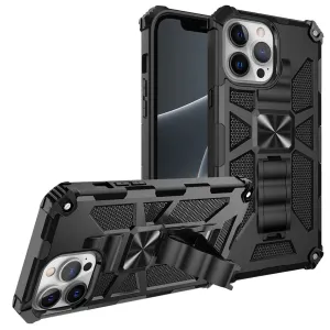 Apple iPhone 13 Pro Max Armor Case Kickstand & Magnetic Mount Comfort Detail Elegant Touch