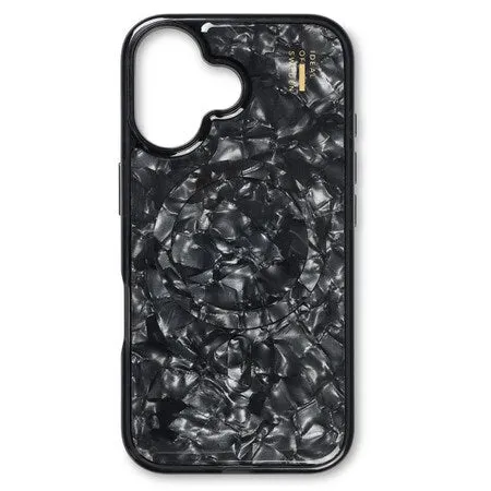 Pearlized Case MagSafe Black for iPhone 16 Pro Max Luxury Finish Texture