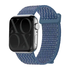 Daily Comfort Minimal Flexible Design xoxo Wildhearts Apple Watch Nylon Strap (Blue)