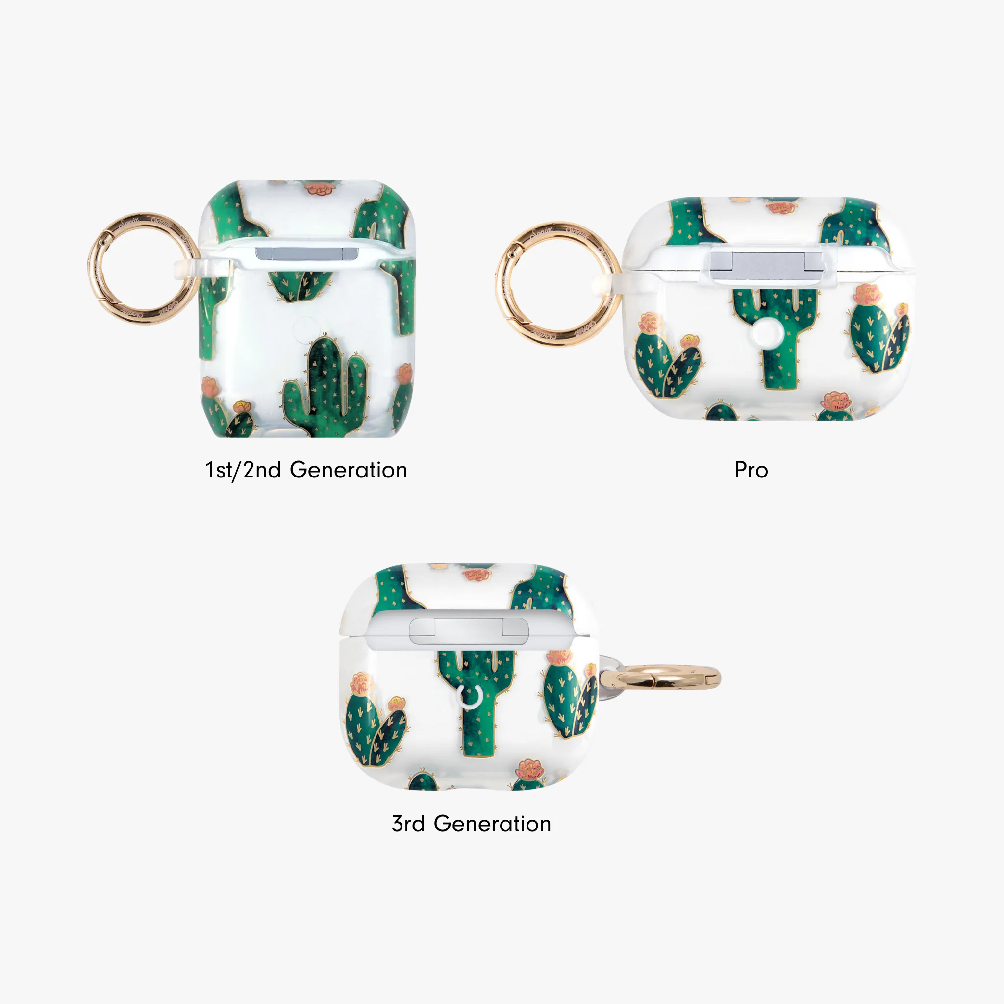 Soft Compact Case Prickly Pear AirPods Case