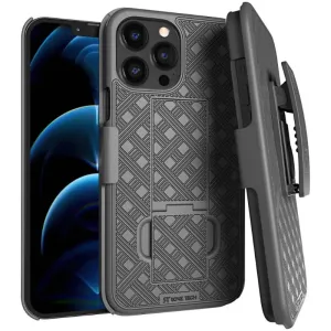 Daily Style Apple iPhone 12 Pro Max Belt Clip Holster Phone Case