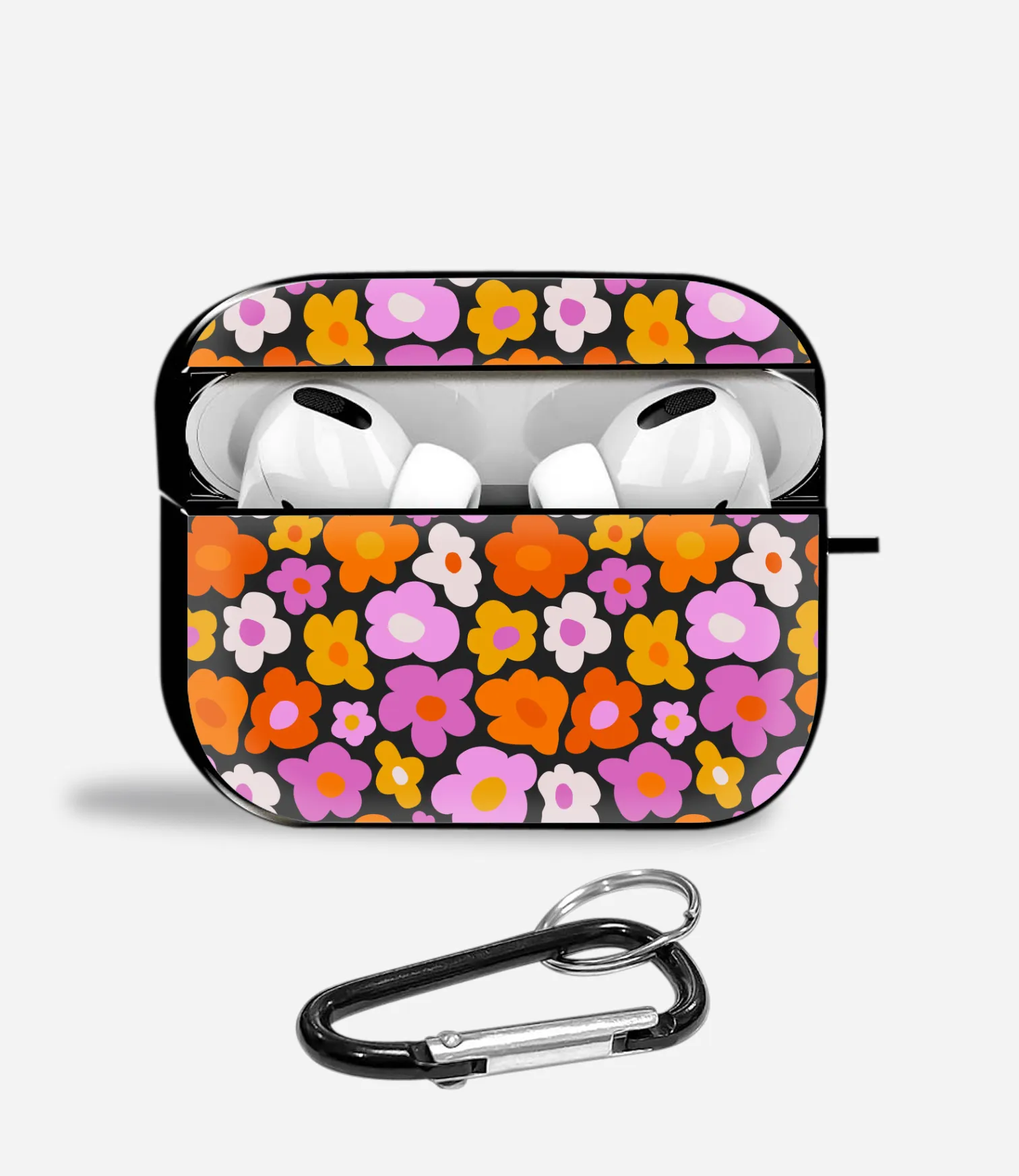 Retro Reverie Airpods Glass Case Creative Gadget Storage