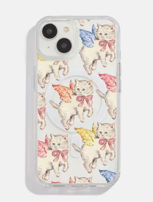 Scratch Proof Sophie Amelia Creates x Skinnydip Angel Kittens MagSafe iPhone Case