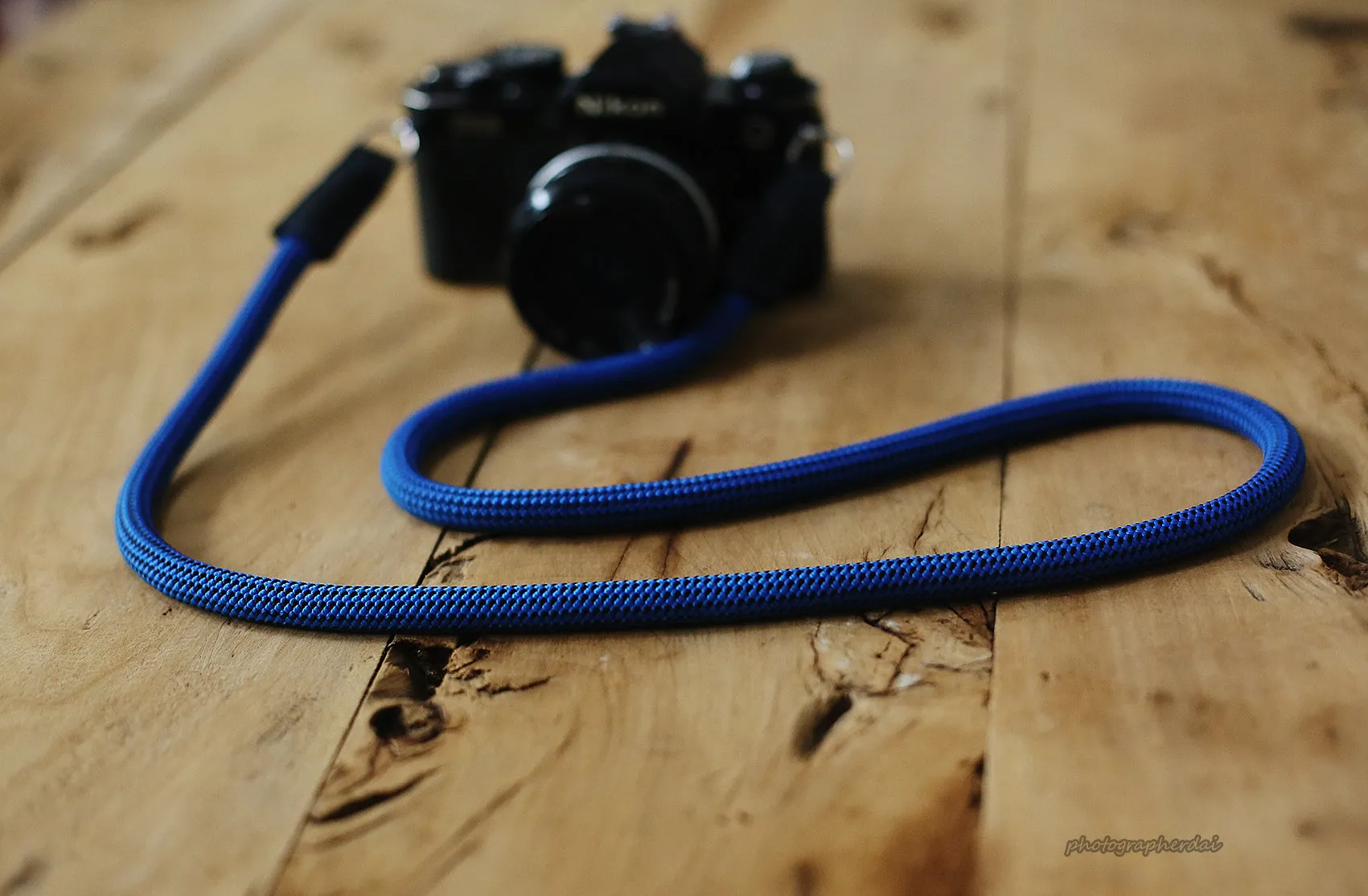 Fitness use Camera Strap Handmade Space Blue Climbing Rope &Windmup.com