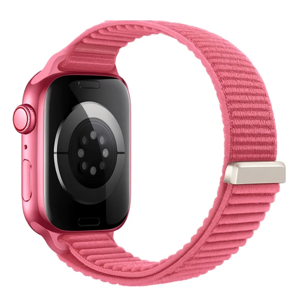Strap-it Apple Watch Wave Nylon Strap (Watermelon) Rugged Utility Wear