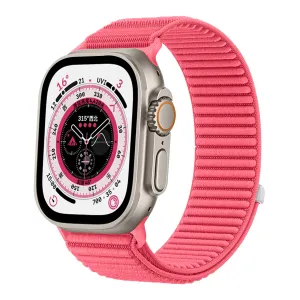 Breathable Comfort Strap-it Apple Watch Wave Nylon Strap (Watermelon)
