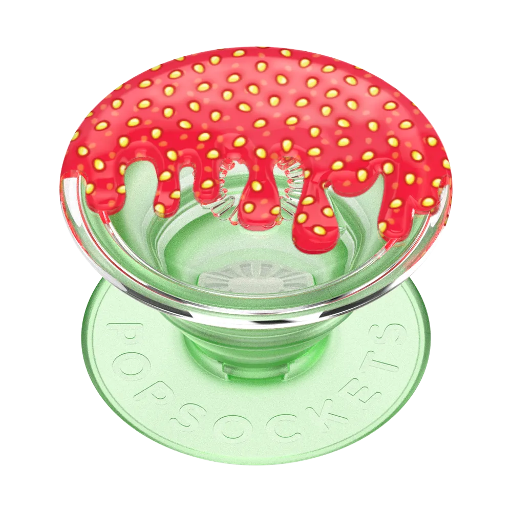 Strawberry Jam Drip PopGrip Pop Socket Travel Gift Pop Socket Animal Grip
