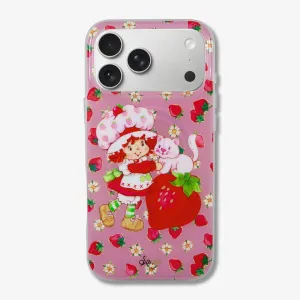 Flexible Pattern Texture Comfort Design Strawberry Shortcake? Vintage MagSafe? Compatible iPhone Case