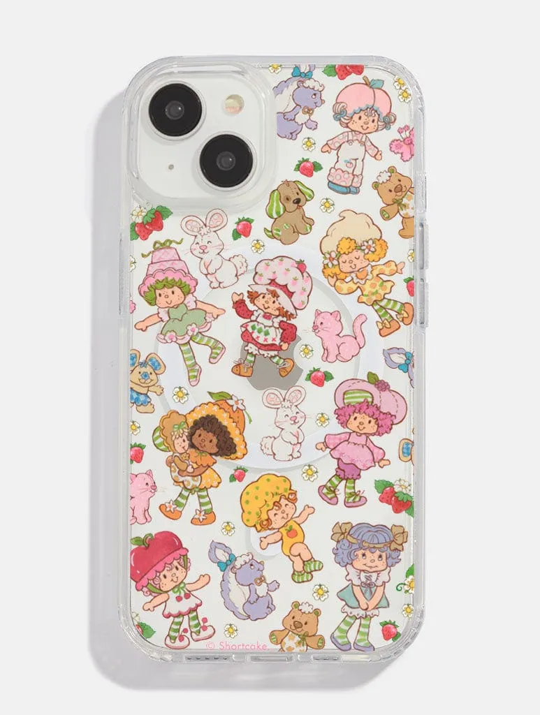 Textured Surface Strawberry Shortcake x Skinnydip Strawberry Land MagSafe iPhone Case