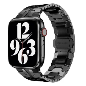 Apple Watch Steel Iron Strap (Black) Durable Strap Outdoor Activity