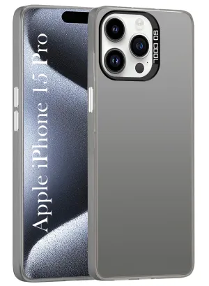 For Apple iPhone 15 Pro Hard Back Cover Case (Velvet Touch | Professional Glossy Finish | Camera Protection Bump) Polished Finish