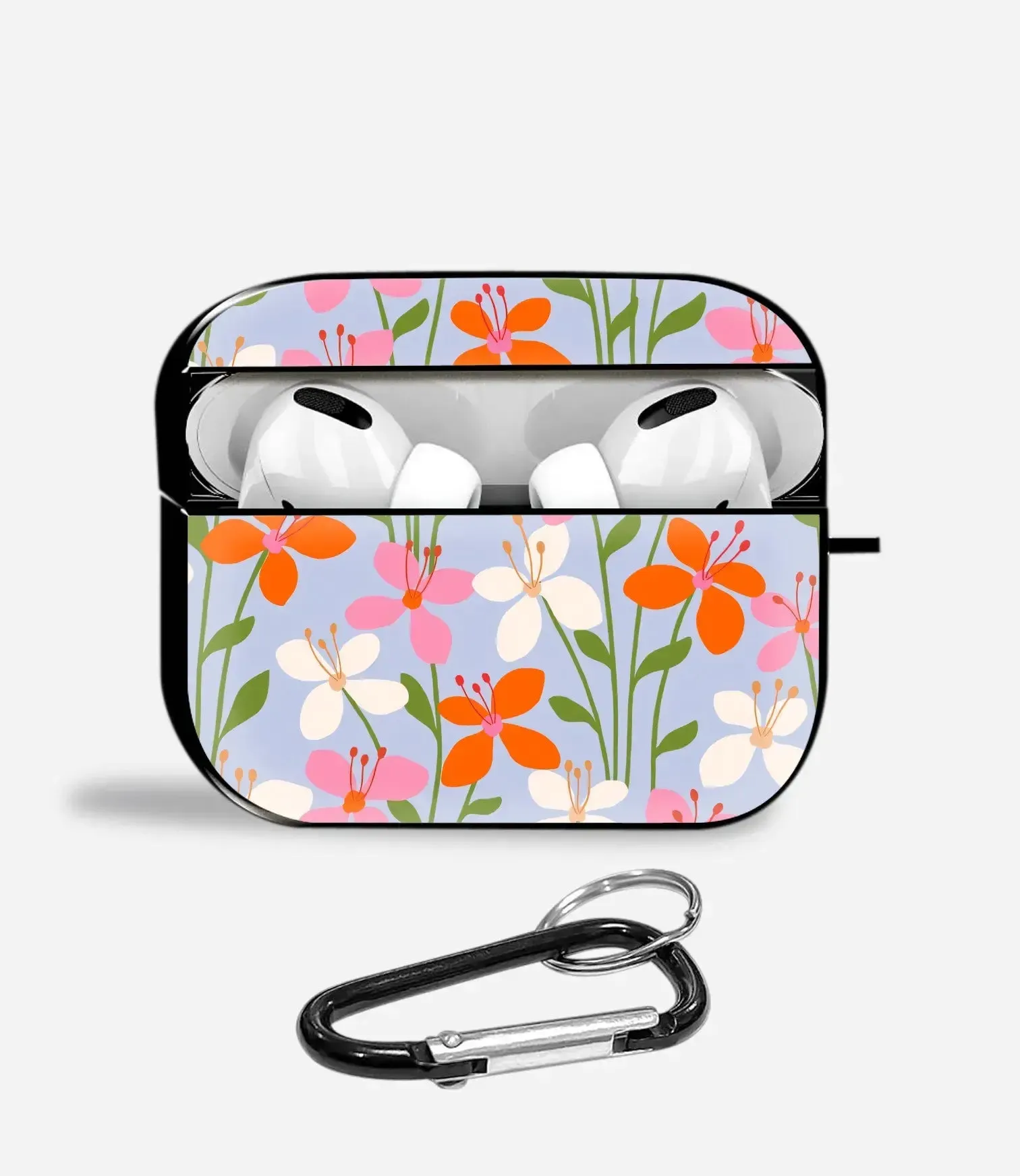 fashion ergonomic neon pocket handmade silicone airpods case Spring Meadow Aipods Glass Case