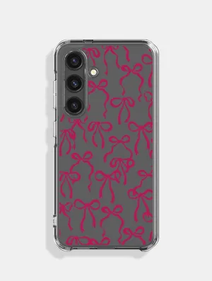 Affordable option Urban Minimalism Burgundy Bows Android Case