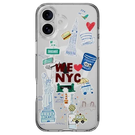Style MagSafe Case New York for iPhone 16 Plus Polished Look Fashion Touch