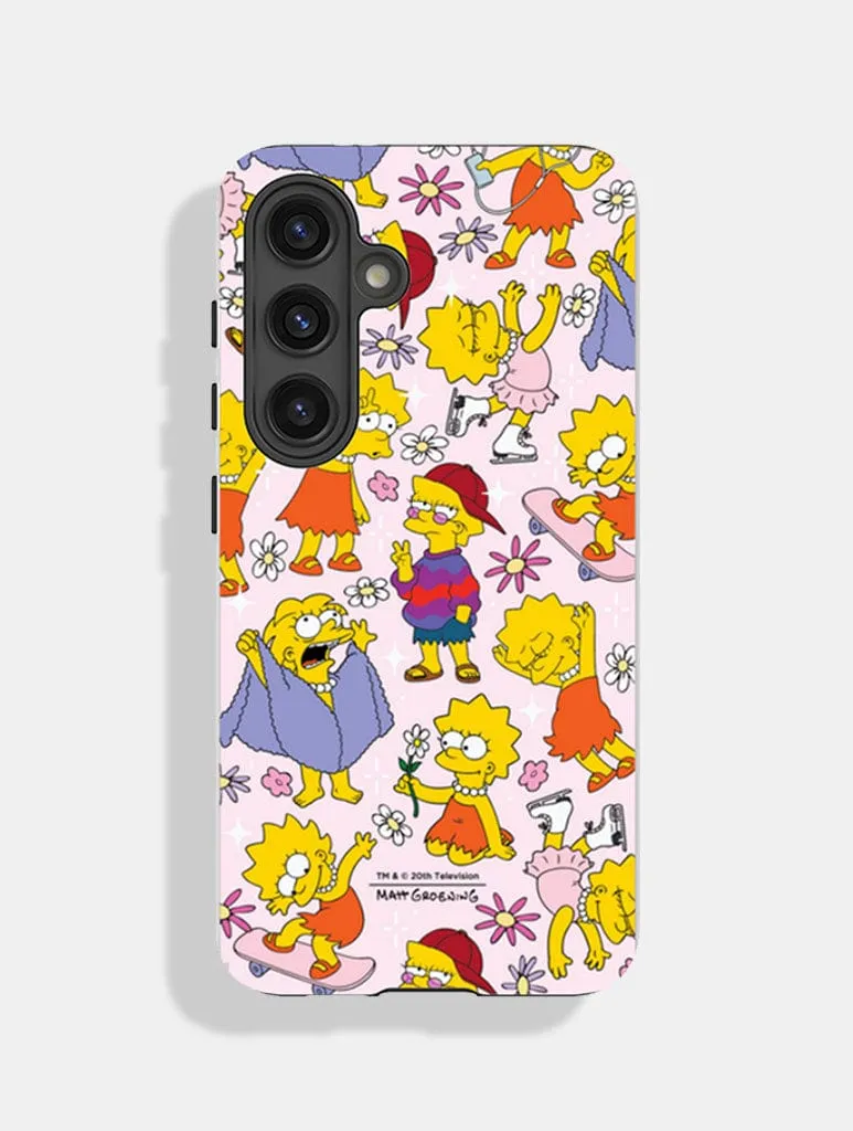 Modern Minimalism Stylish Form The Simpsons Lisa Simpson Ultra Protective Android Case