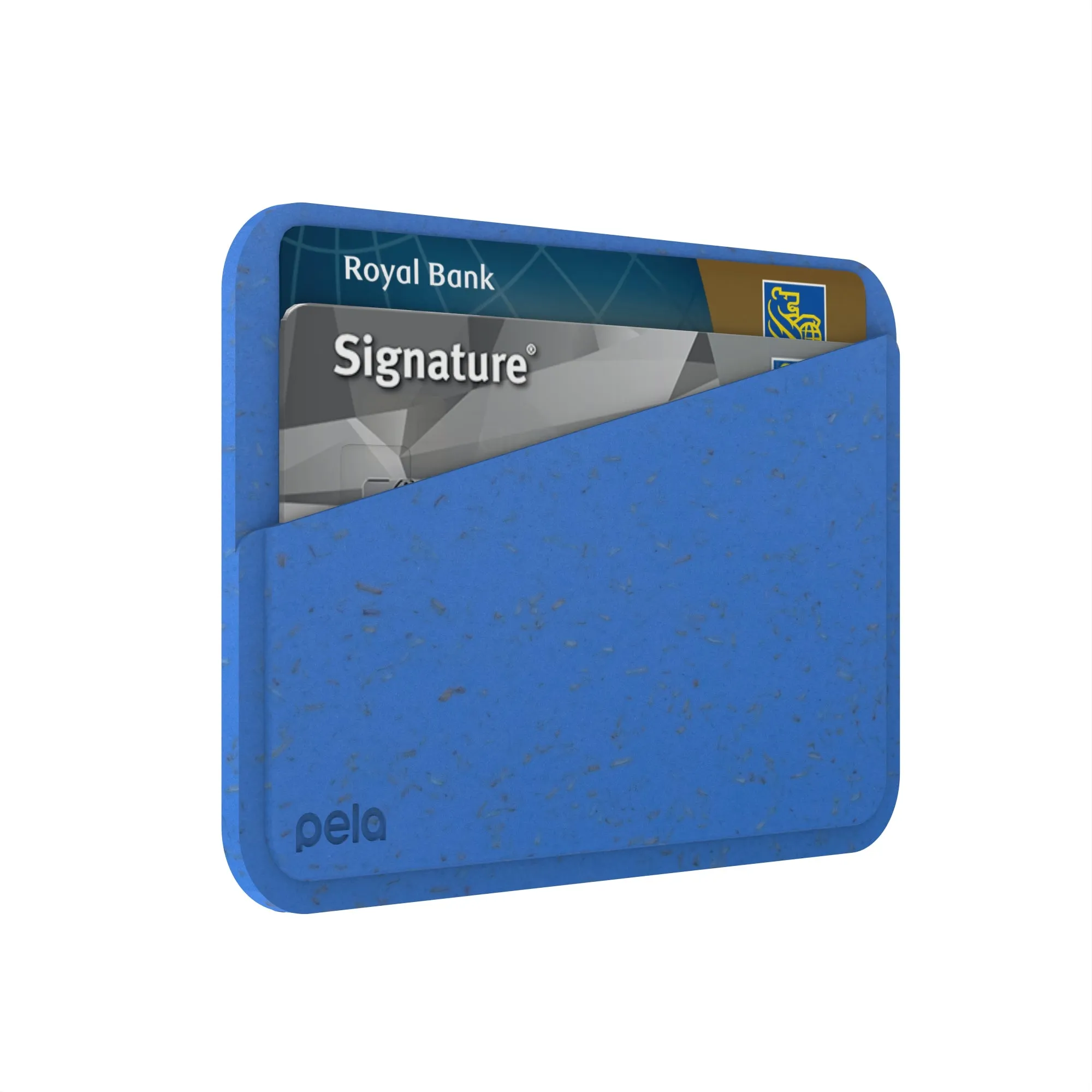 Soft Vegan Leather Wallet Functional Leather Wallet Electric Blue Mini Wallet