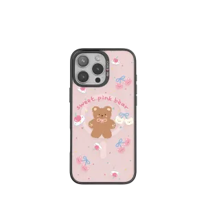 Sweet Pink Bear Imagisnap Premium Pattern Design Soft Touch