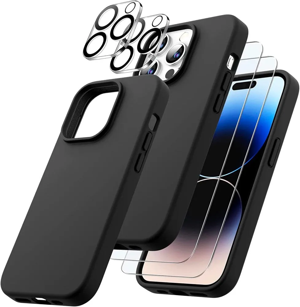 Temdan iPhone 14 Shockproof Slim Case   Extras Portable Case Luxury Layer Texture