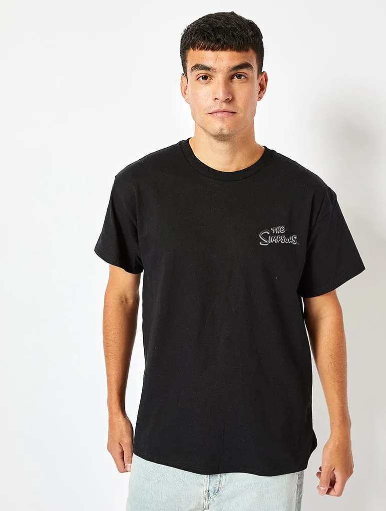 The Simpsons Android Dungeon T-Shirt in Black Elegant Look Stylish frame