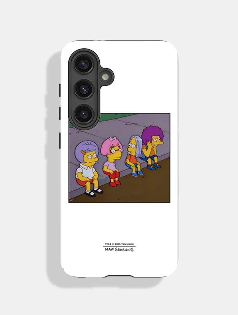 The Simpsons Bart On The Road Ultra Protective Android Case Unique Pattern Impact shield