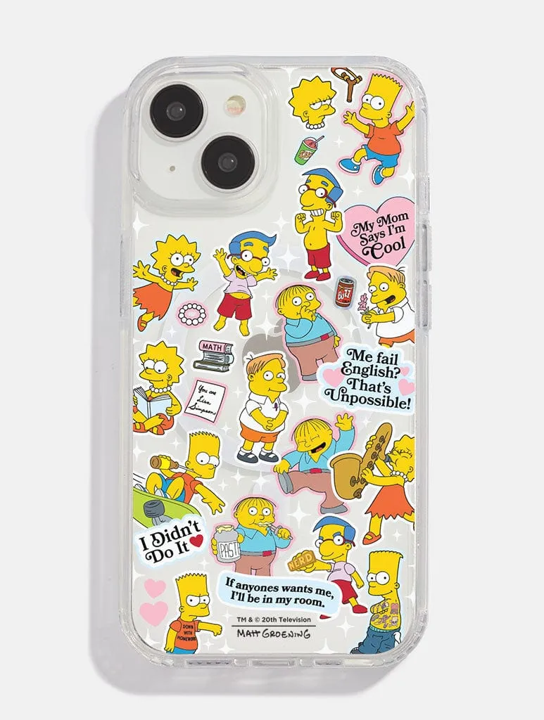 The Simpsons My Mom Says I'm Cool MagSafe iPhone Case Matte Shield Layer