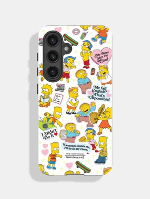 Textured Detail The Simpsons My Mom Says Im Cool Ultra Protective Android Case