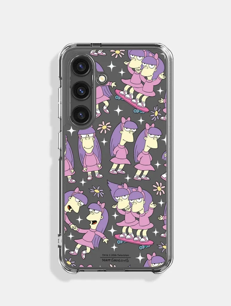 Soft Grip Finish The Simpsons X Skinnydip Sherri and Terri Android Case