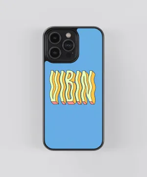 Anti Shock Vibin' Pop Culture Glass Phone Case Cover