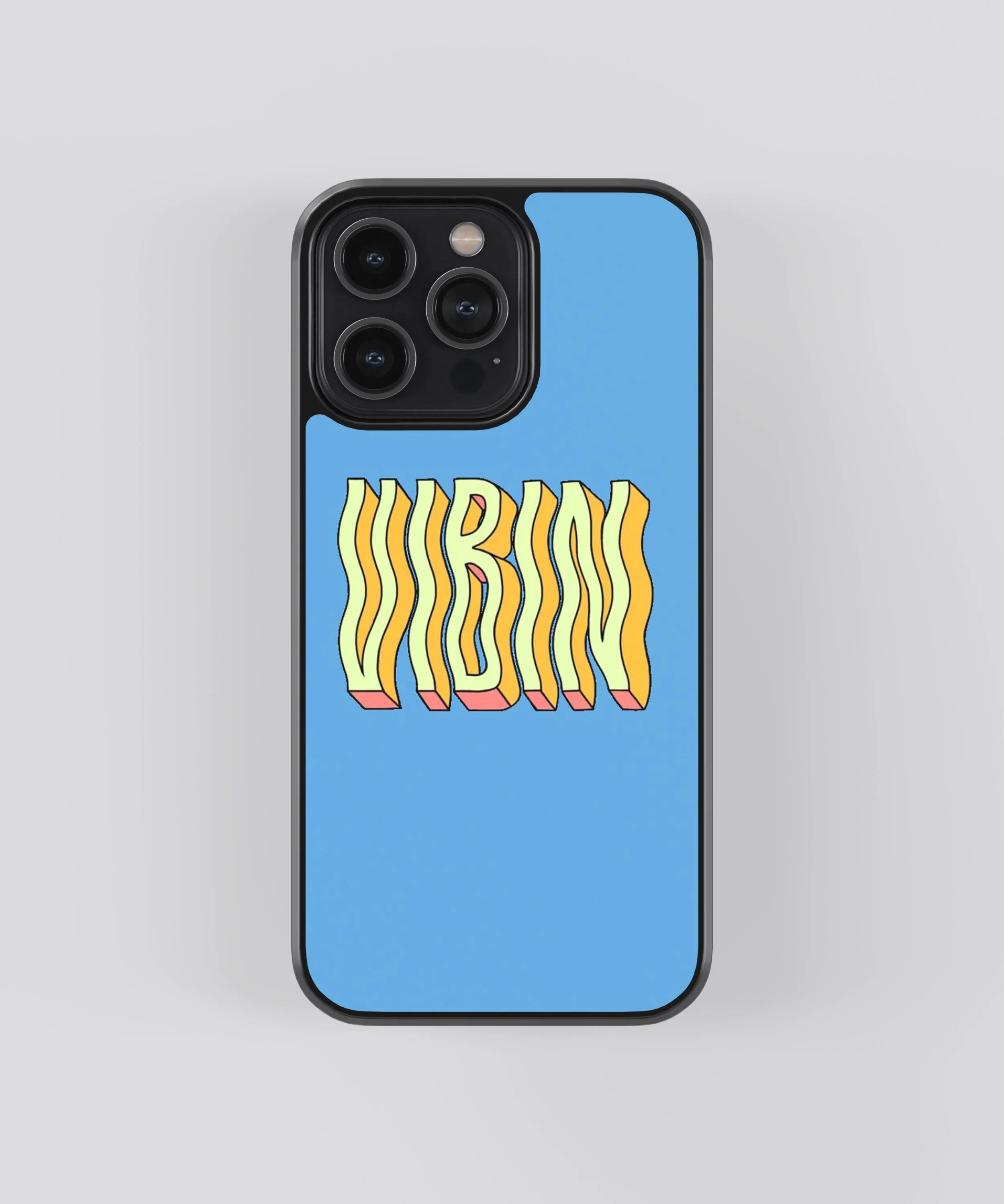 Anti Shock Vibin' Pop Culture Glass Phone Case Cover