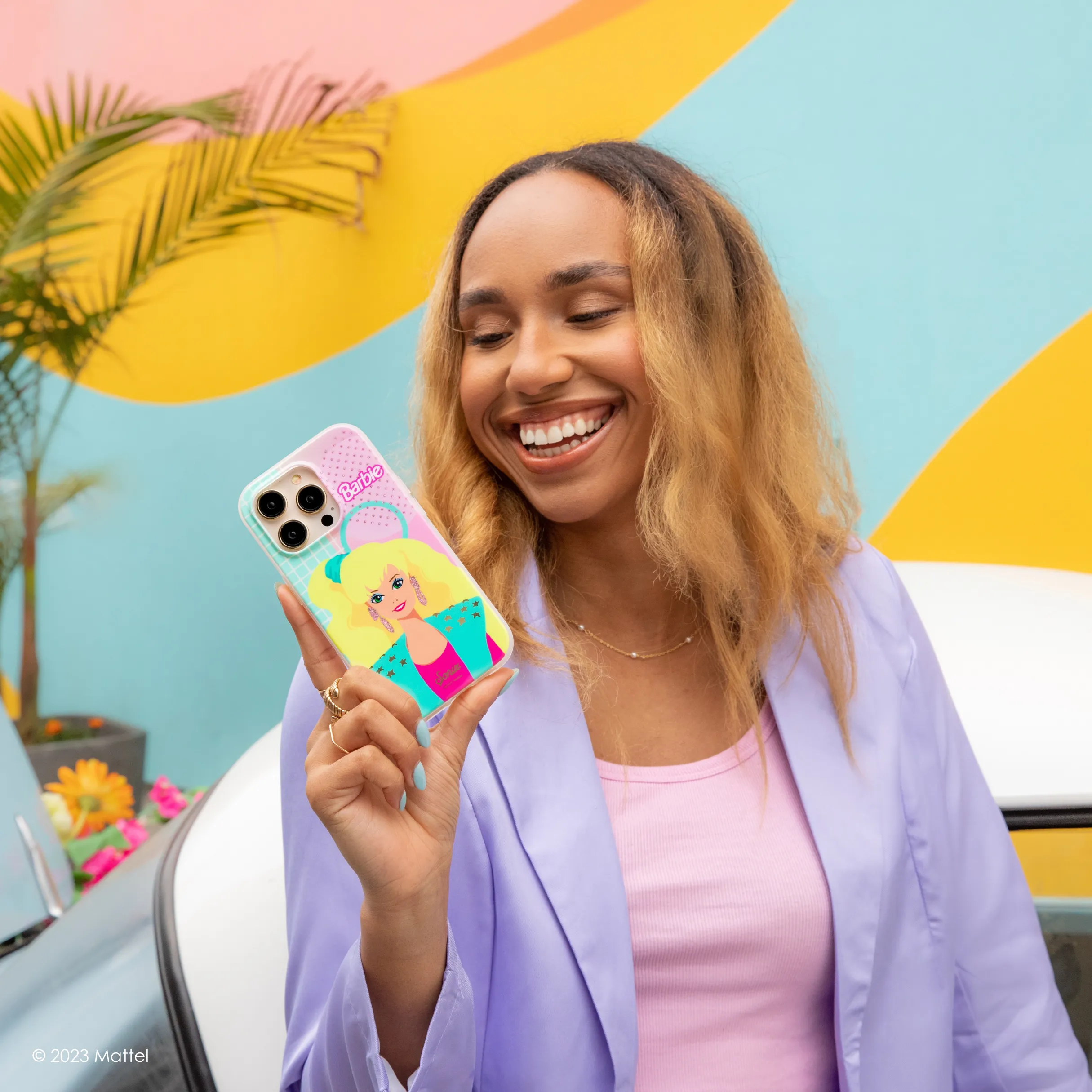 Totally Barbie? MagSafe? Compatible iPhone Case Transparent Look