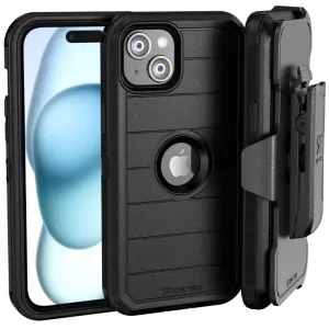 Apple iPhone 15 Plus Defender Case Modern Grip Design